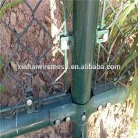 galvanized or PVC coated chain link basketball court fence