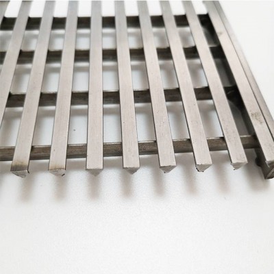 Ss304 316 Wedge Profile Wire 0.2mm 0.25mm 0.3mm 0.4mm 0.5mm Slot Opening Wedge Screen Panel Waste Water For Fish Net Koi Pond