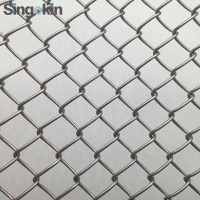 6ft x 50ft Galvanized Steel 9 Gauge Chain Link Fencing Fabric/heavy duty industrial chain link fencing