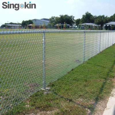 6 gauge chain link fence