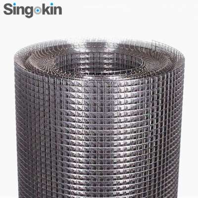 0.9mm 1mm 1.2mm 1 inch square hole stainless steel welded wire mesh rolls for cages