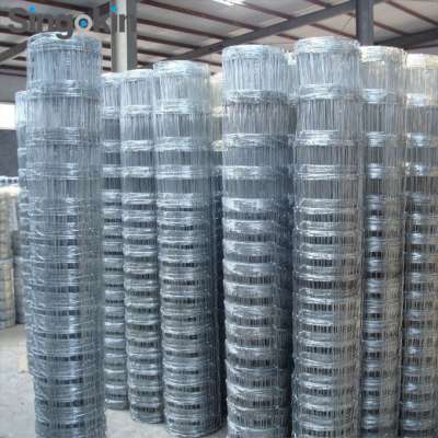 Hot dipped galvanized 1.8m 2m 2.2m Farm filed fence animal fence with ISO9001 certificat